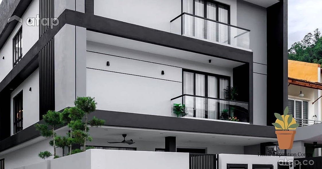 20 Balcony Poses Ideas That Will Transform Your Space 14 The Monochrome Modern Look