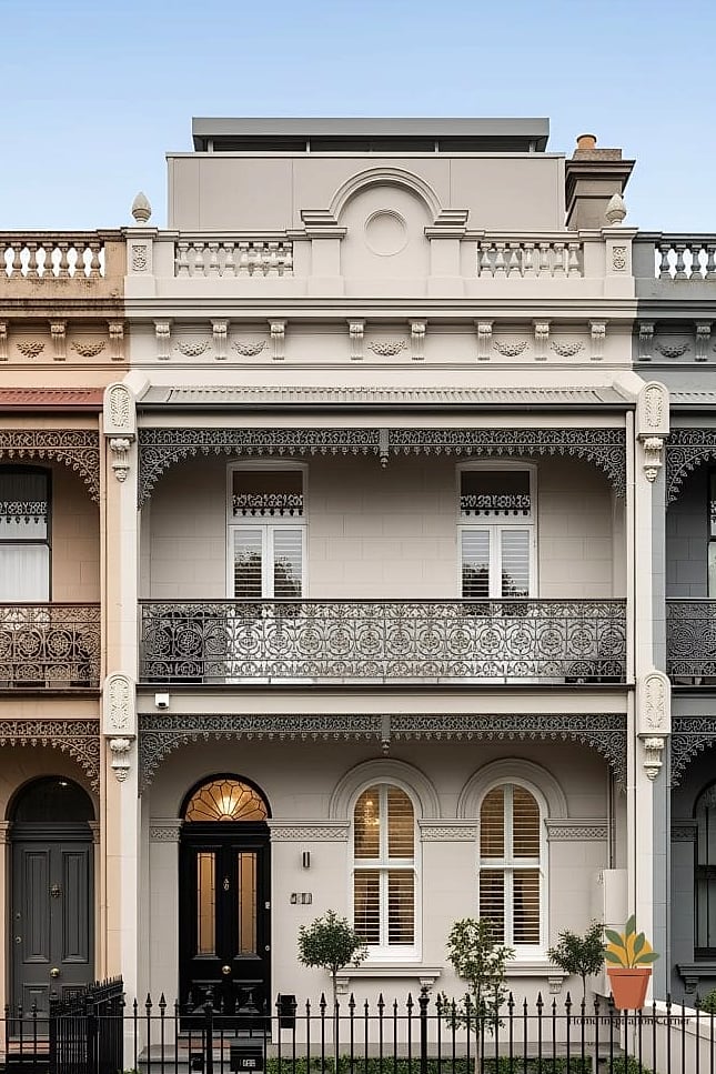 15 Small Victorian Terrace Interior Inspiration Boards You'll Want to Copy 2 Moody Front Room With a Statement Fireplace