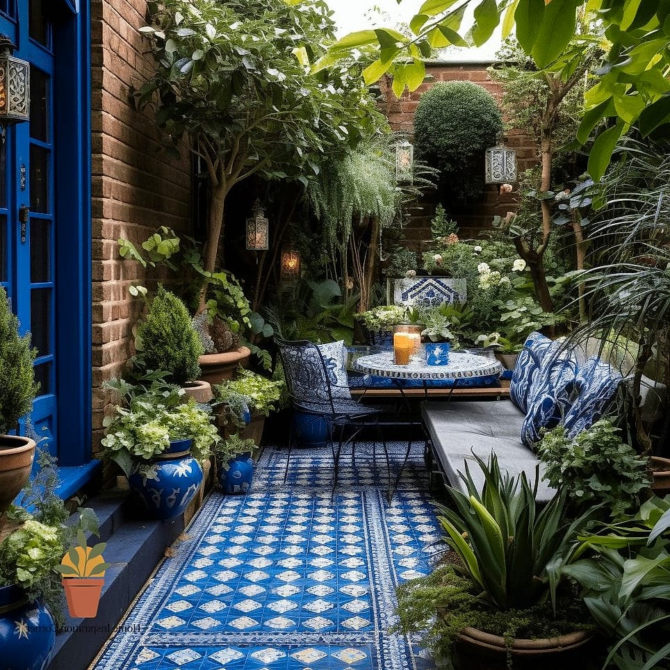 19 Backyard Patio Designs With Pool Makeovers That Look Incredibly Expensive 9 Moroccan-Inspired Zellige Tile Waterline