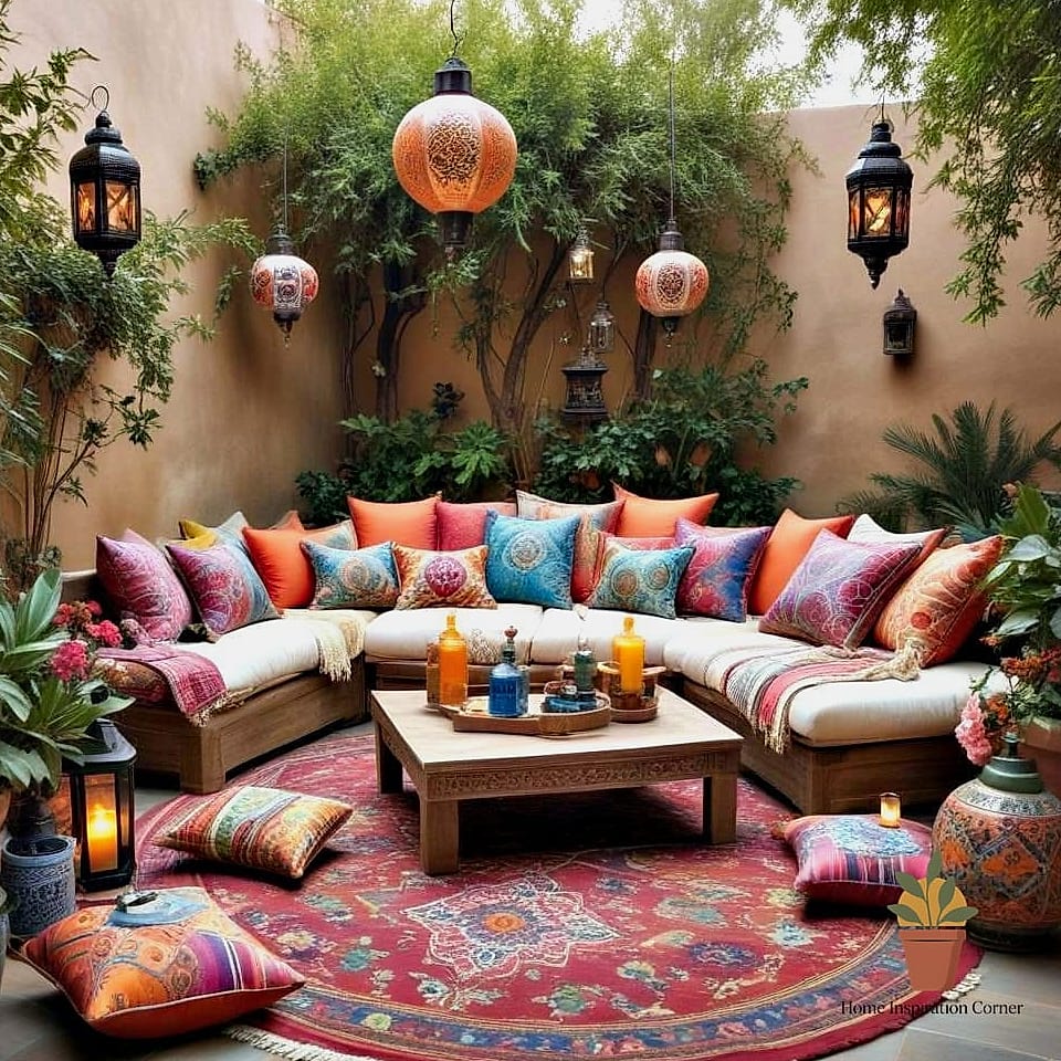 Moroccan-Inspired Mosaic Tile Table
