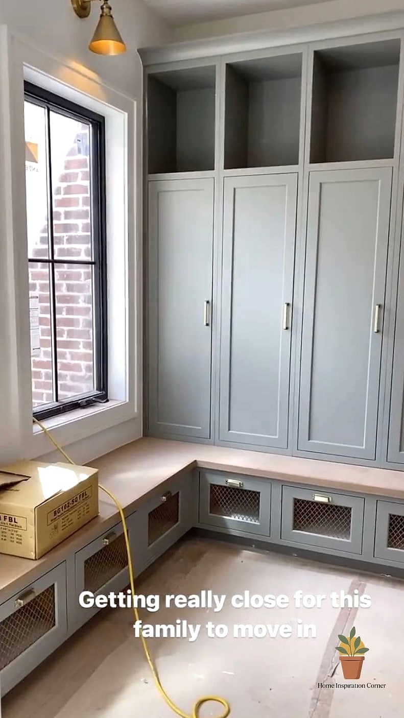 A Mudroom Moment by the Back Door