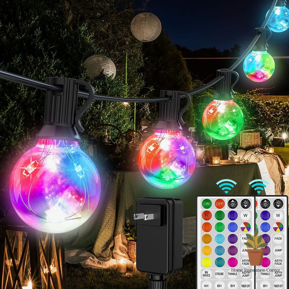 Multicolor String Lights for a Festive Vibe