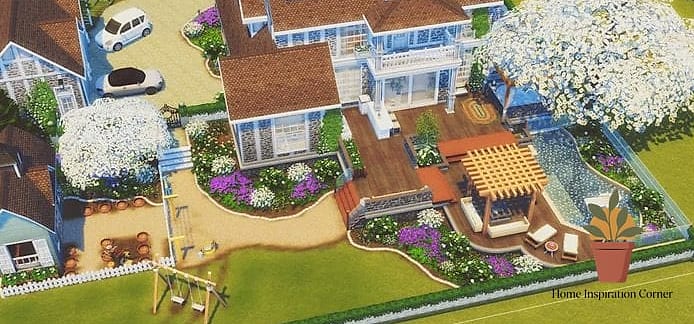 27 Sims 4 Backyard Ideas Designs That Maximize Style and Function 28 Multi-Level Pool Deck with Hot Tub