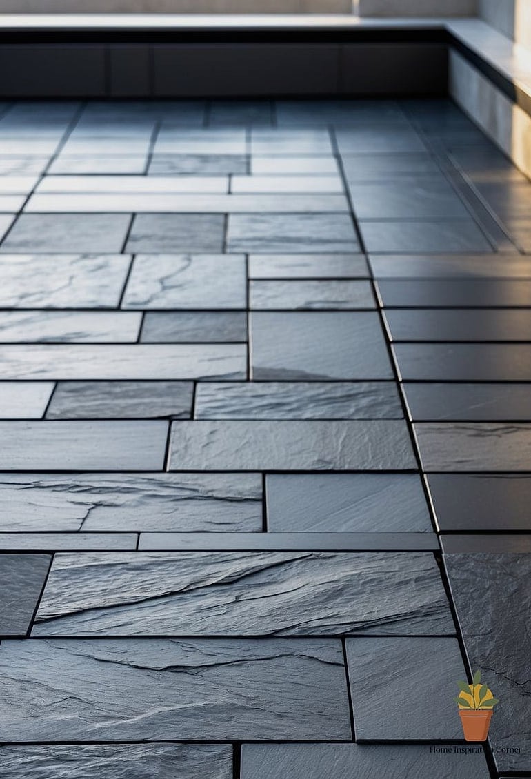 Natural Slate in Varied Tones