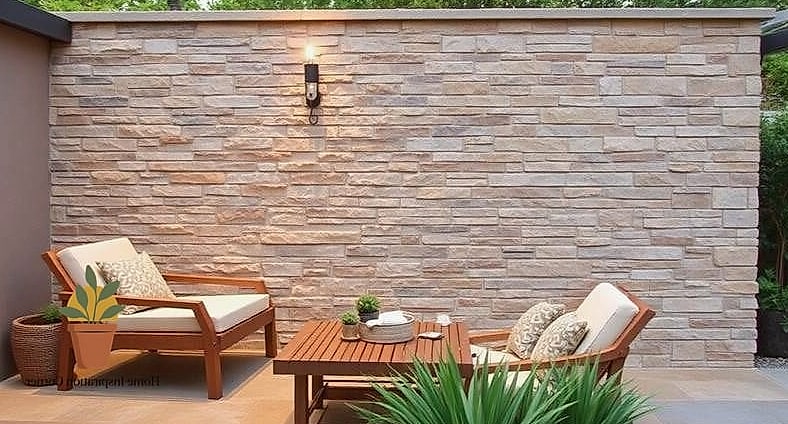 Natural Stone-Look Paint Finish