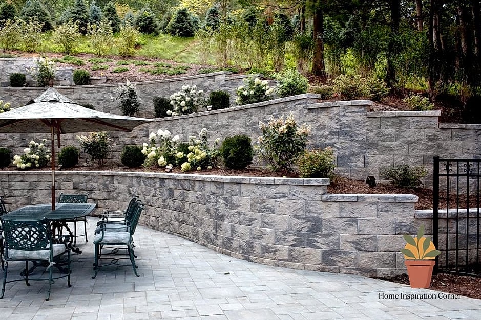 11 Backyard Retaining Walls Ideas That Will Transform Your Space 2 Natural Stone Terracing