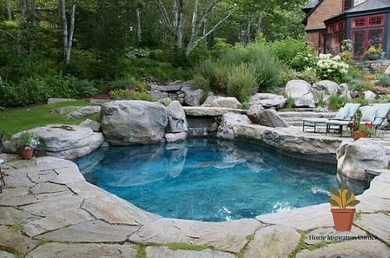 Natural Stone Pools with a Lagoon Feel