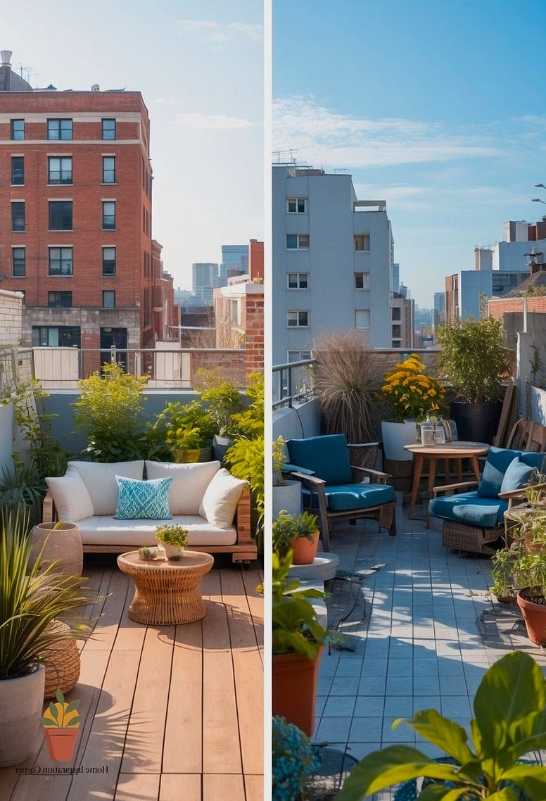 21 Terrace Photoshoot Ideas Before and After Transformations to Inspire 22 Neglected Terrace to Seasonal Decor Showcase
