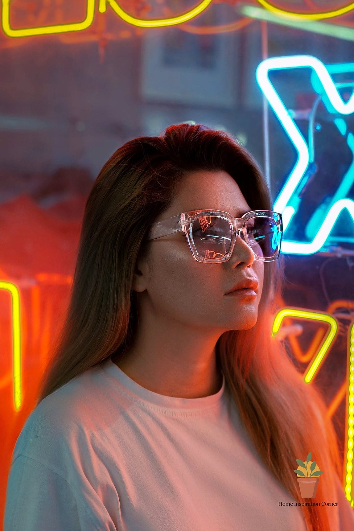 Neon Sign and String Light Portraits