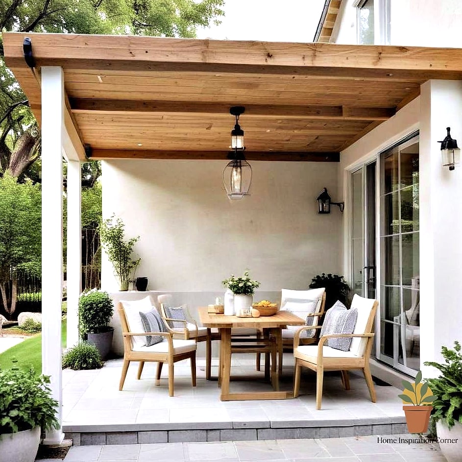 Neutral Color Palette With Warm Wood Accents