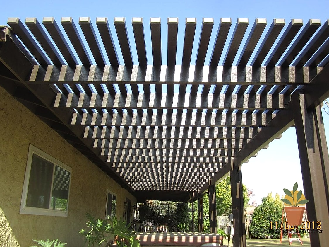 Open Lattice Patio Cover