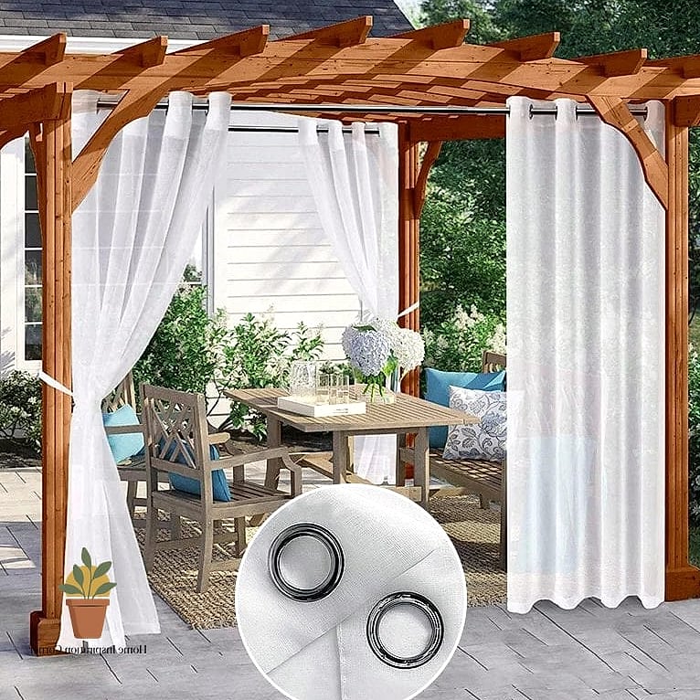 Outdoor Curtains for Softness and Shade