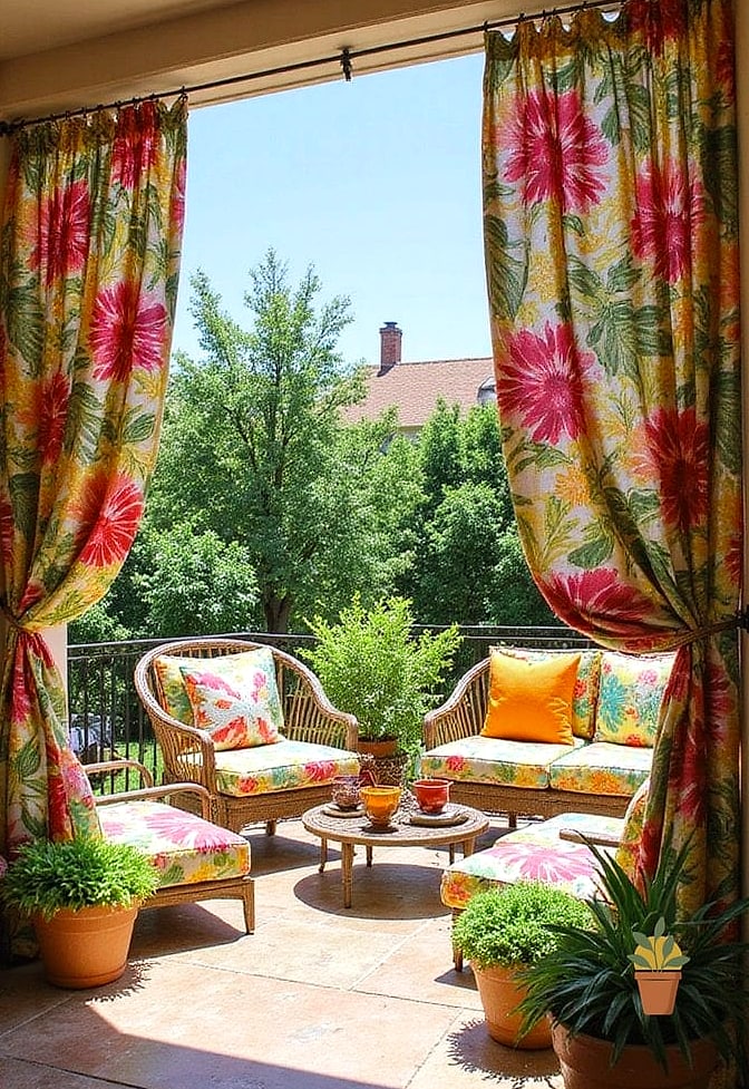 22 Patio Decor Ideas That Will Transform Your Space 10 Outdoor Curtains
