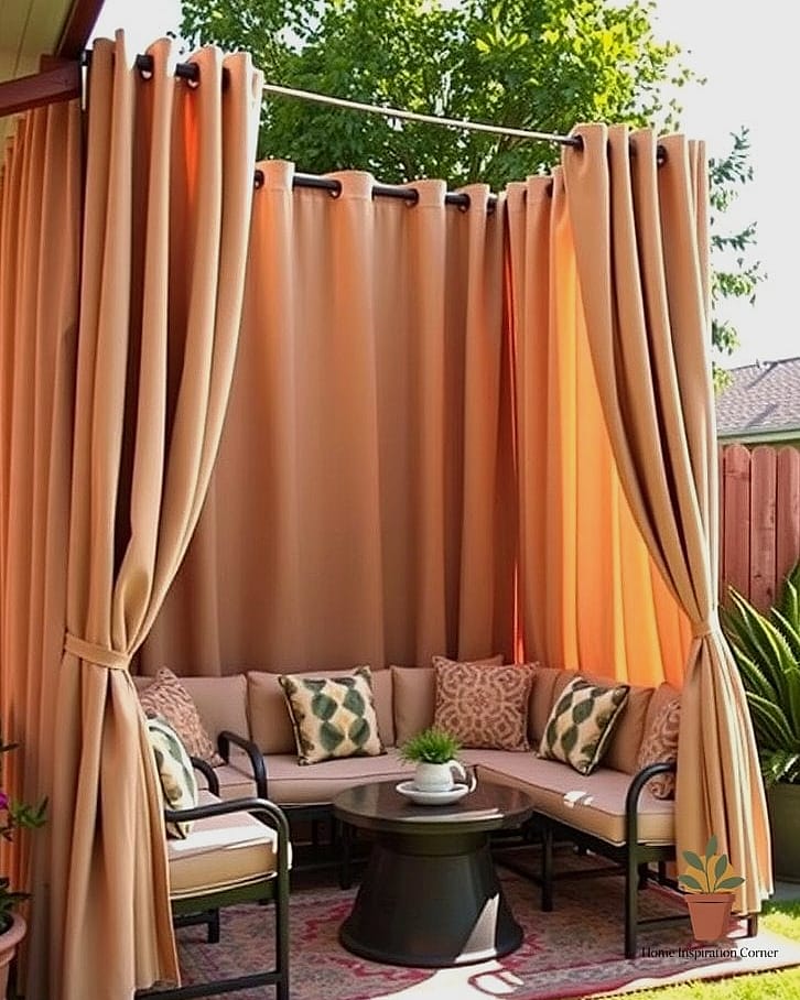 Outdoor Curtains for Privacy and Softness