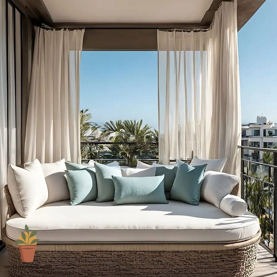 Outdoor Daybed Setup