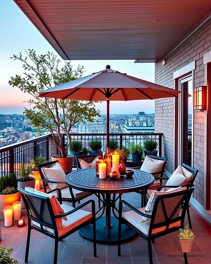 Outdoor Dining Table for Six