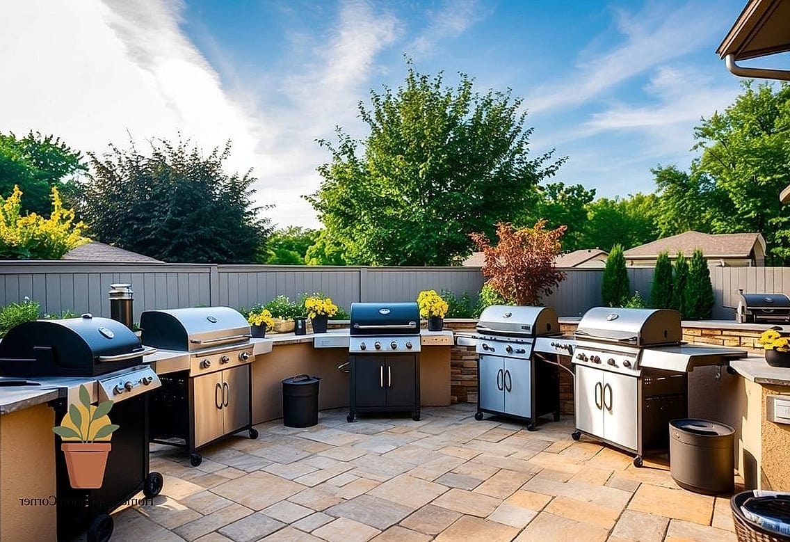 An Outdoor Kitchen or Grilling Station