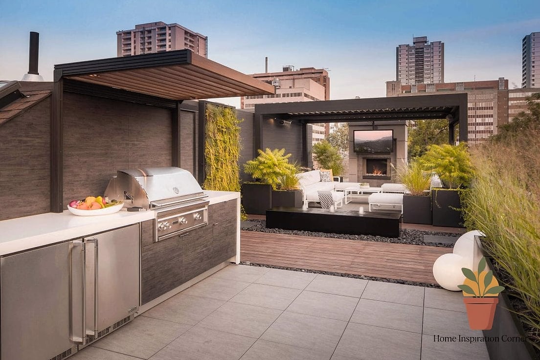 Outdoor Kitchen or Bar Cart Setup