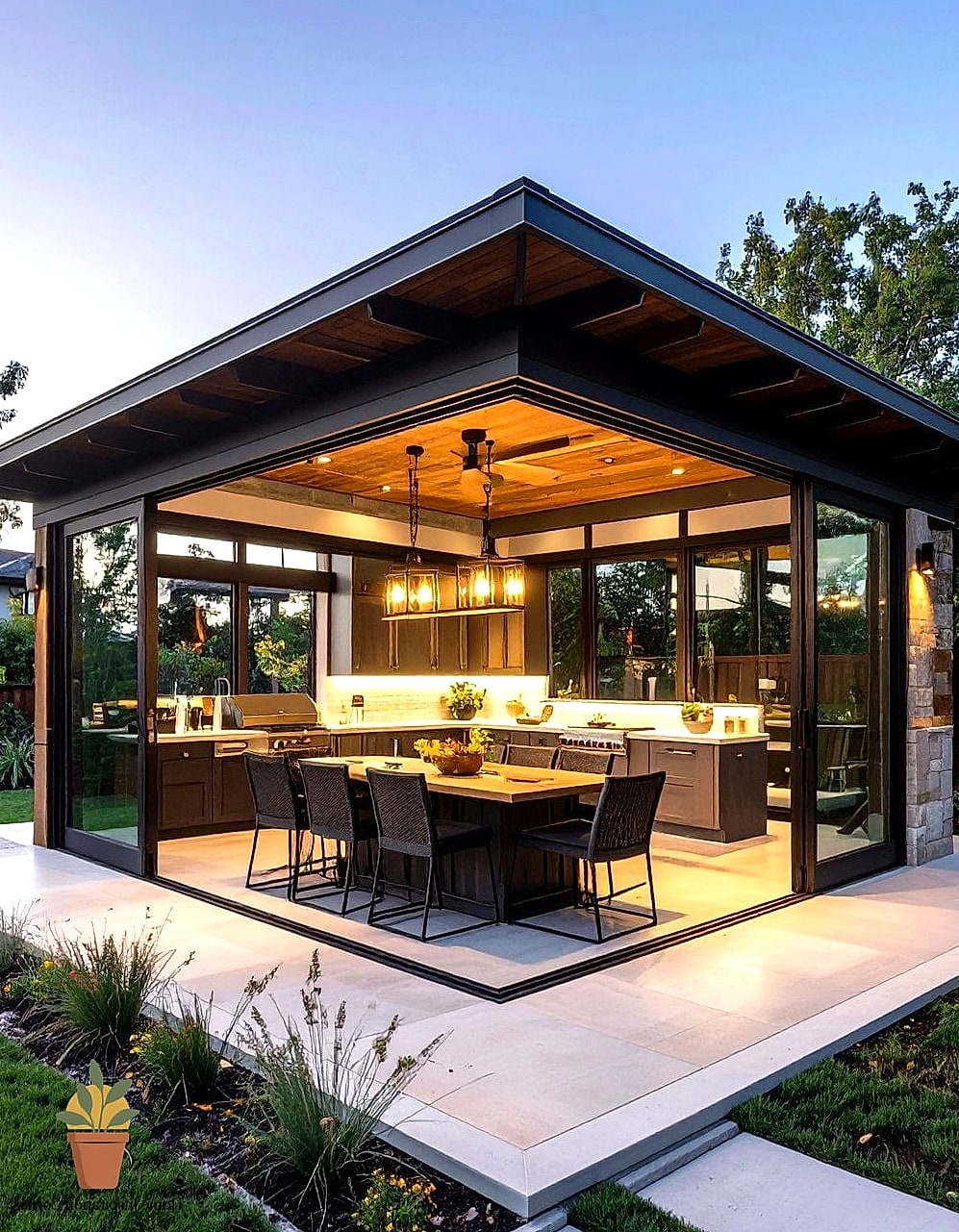 Outdoor Kitchen Gazebo