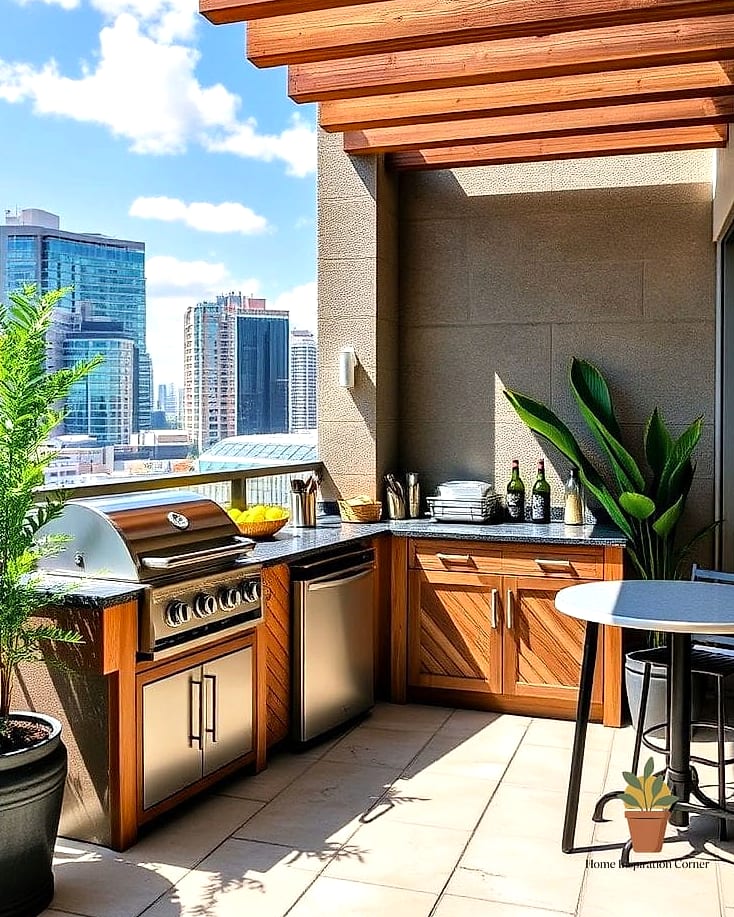 Outdoor Kitchenette or Bar Cart