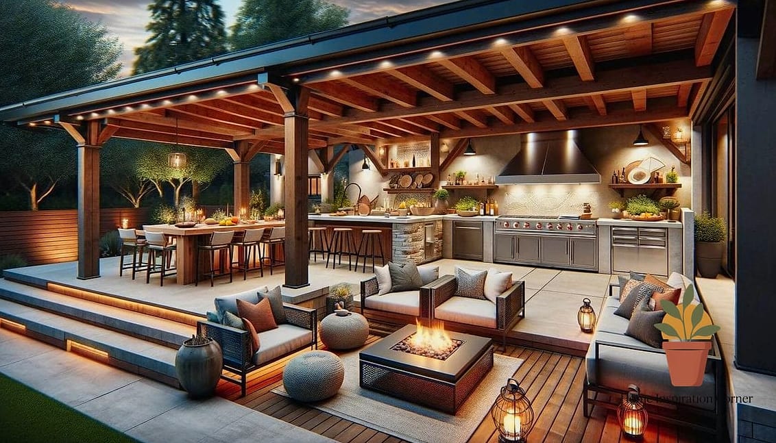 Outdoor Kitchens with Built-In Grills