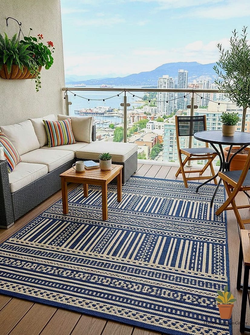 Outdoor Rug to Define the Space