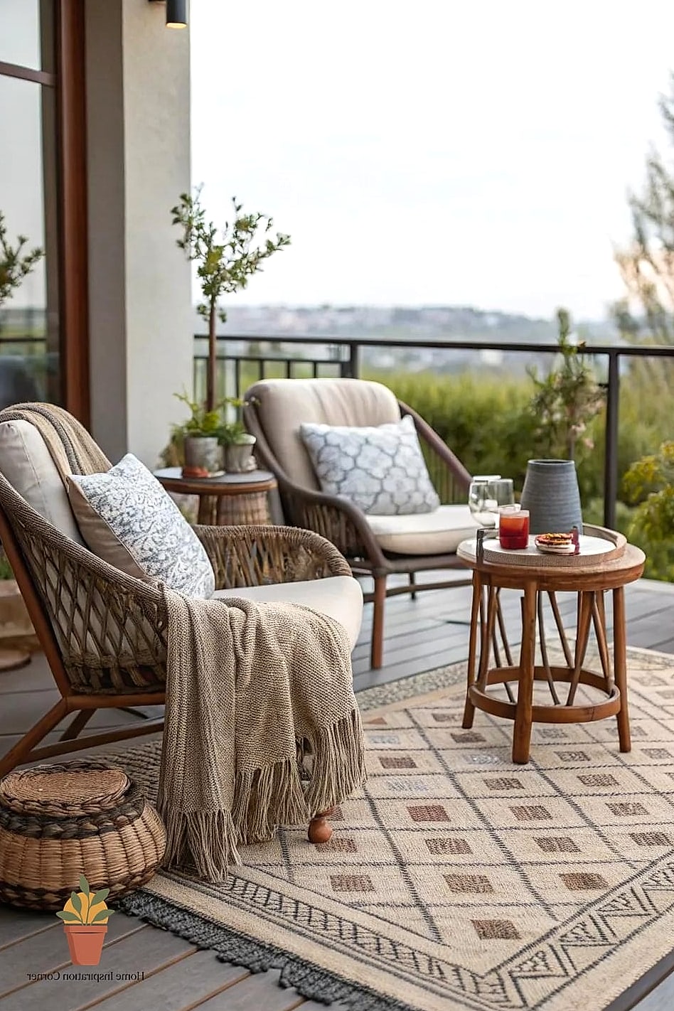 Outdoor Rug Over Concrete or Pavers