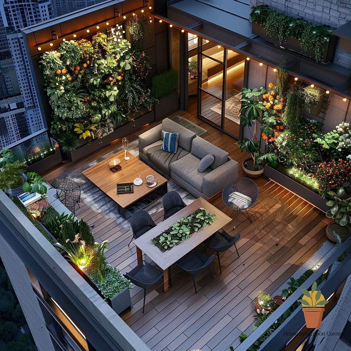 27 Penthouse Terrace Ideas Designs You Need to See Right Now 7 Outdoor Rug to Define the Space