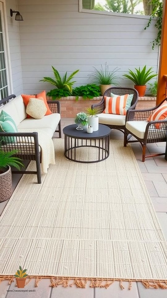 Outdoor Rug Over Gravel or Concrete