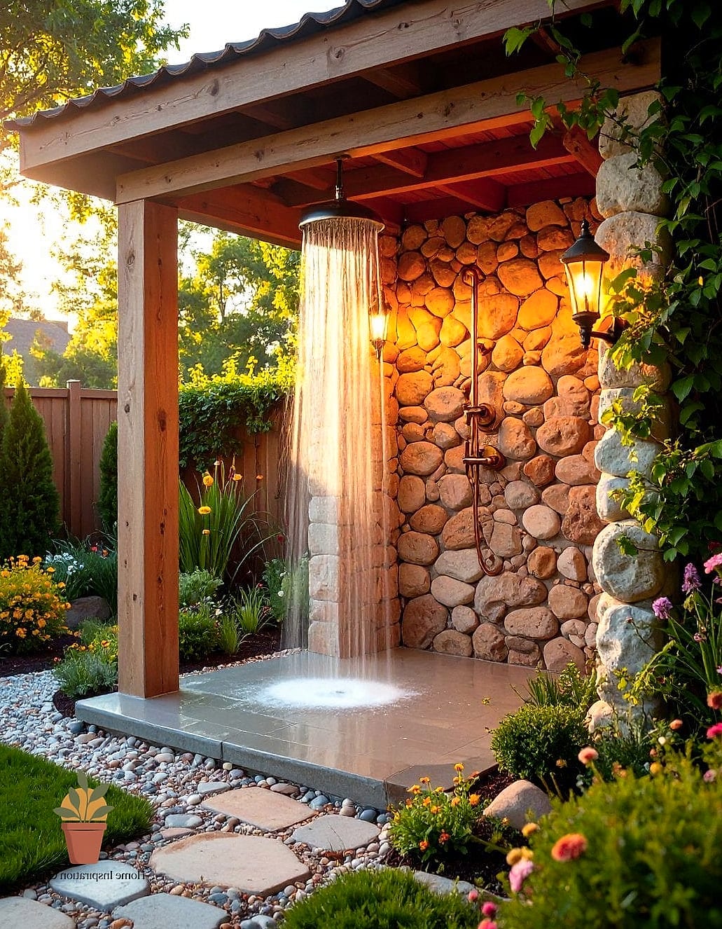 Outdoor Shower Enclosure