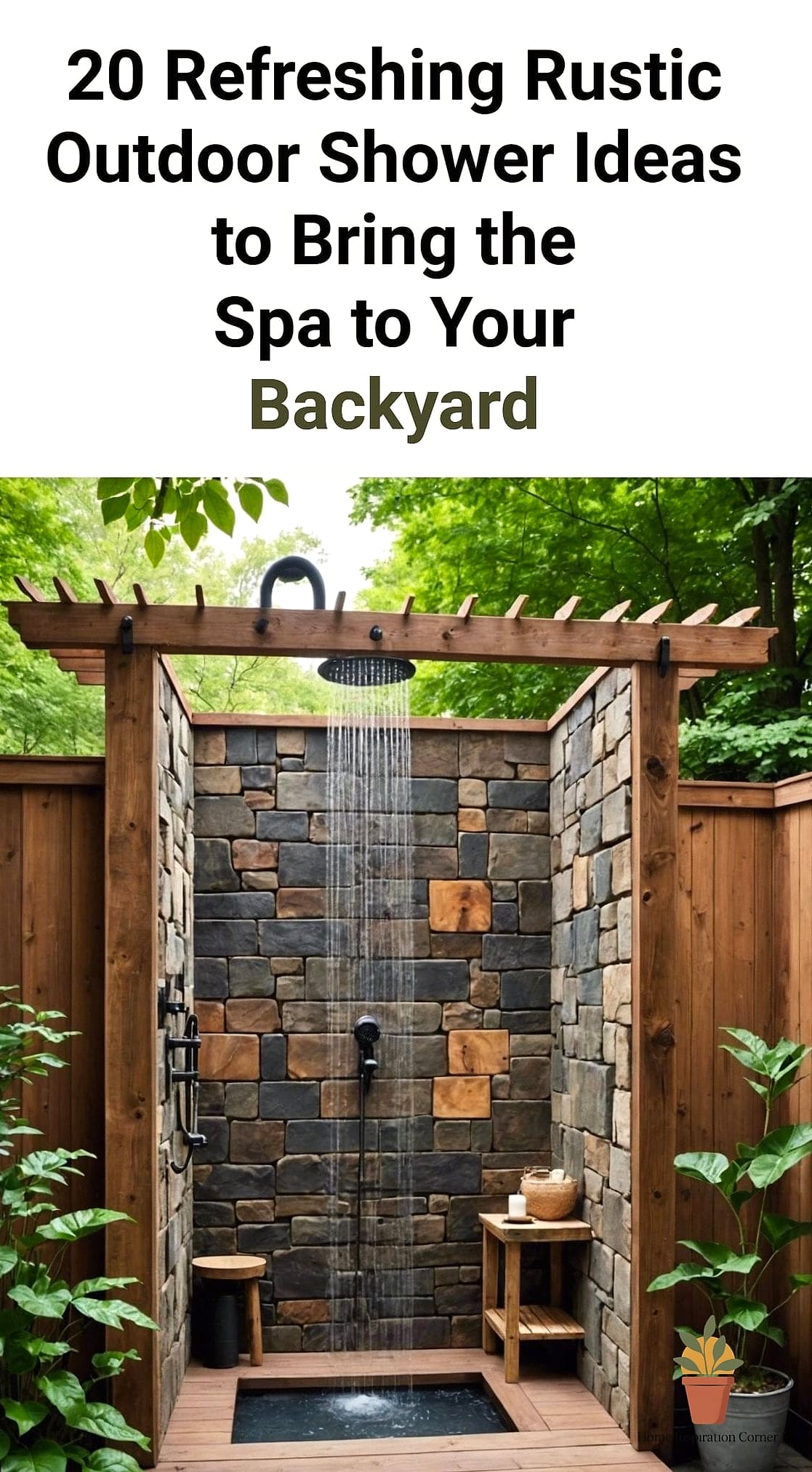 Outdoor Shower Addition