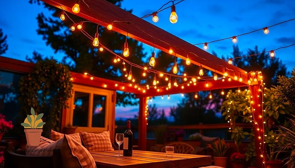 Outdoor String Lights with a Dimmer