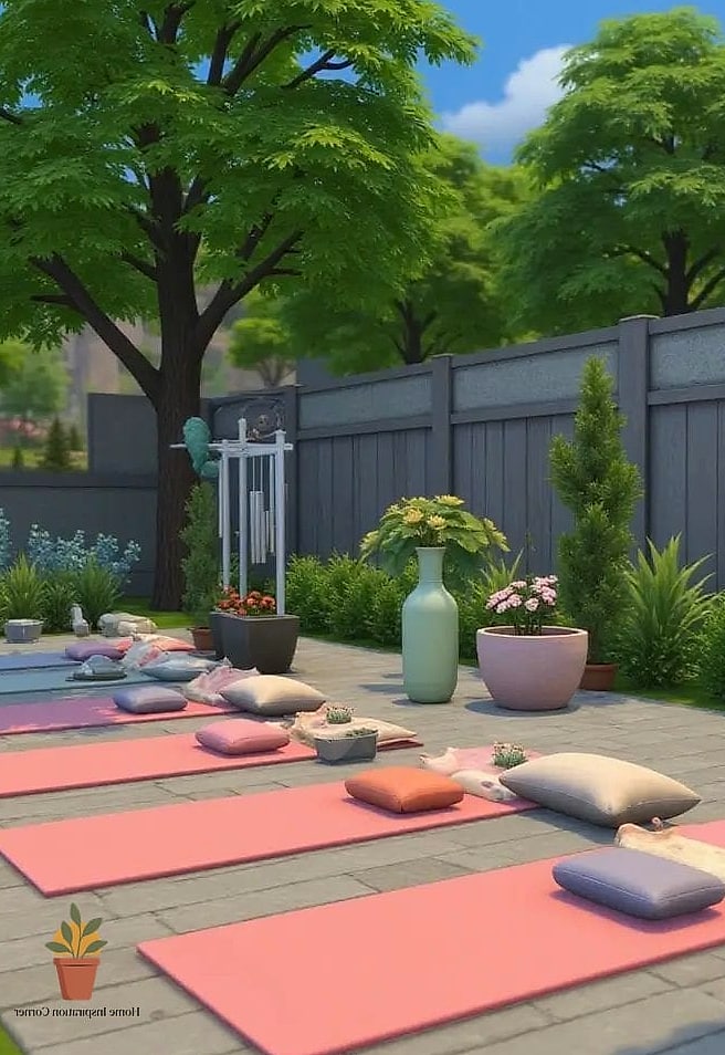 27 Sims 4 Backyard Ideas Designs That Maximize Style and Function 23 Outdoor Yoga Deck