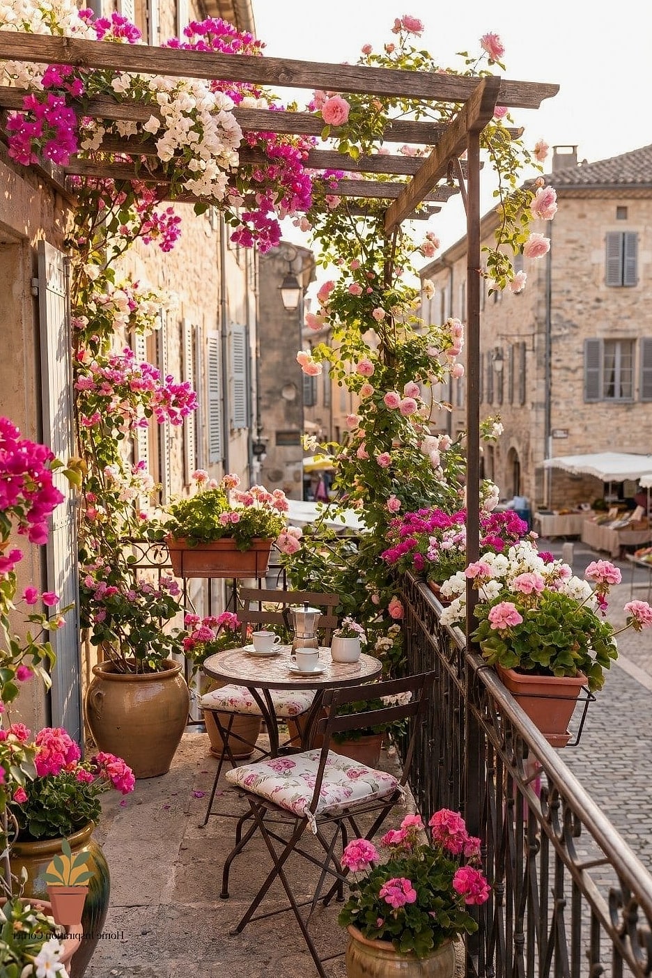 Overflowing Flower Boxes