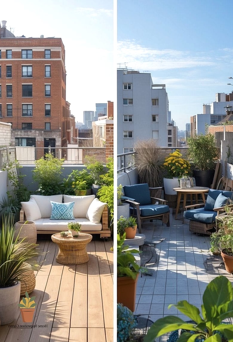 21 Terrace Photoshoot Ideas Before and After Transformations to Inspire 8 Overgrown Planters to Curated Greenery Display