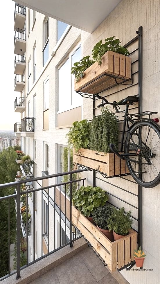 11 Creative Balcony Storage Ideas Ideas You Haven't Seen Before 11 An Overhead Hanging Rack