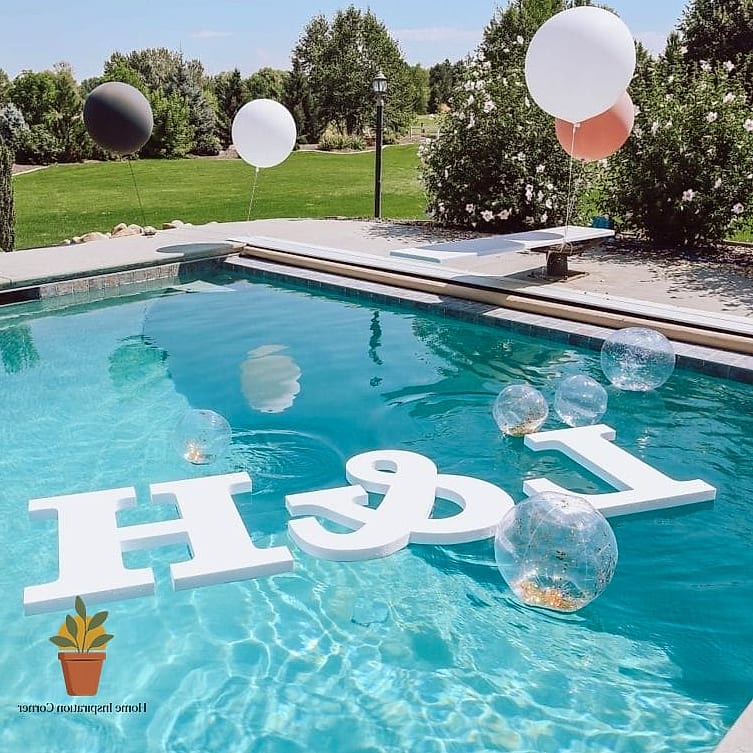Oversized Floating Loungers in Coordinated Colors