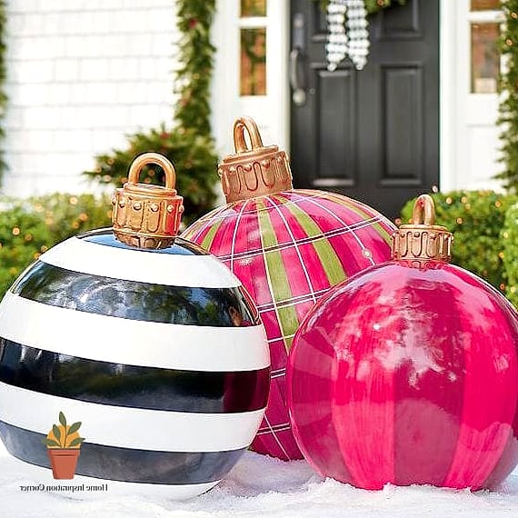 Oversized Ornament Yard Decor