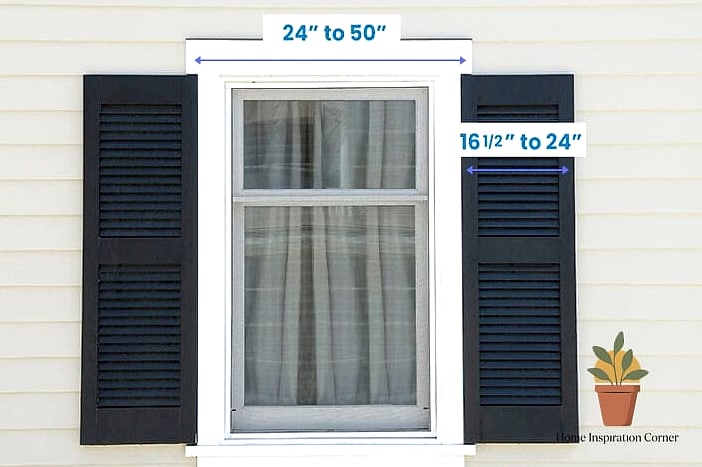 Oversized Shutters on a Small Cottage