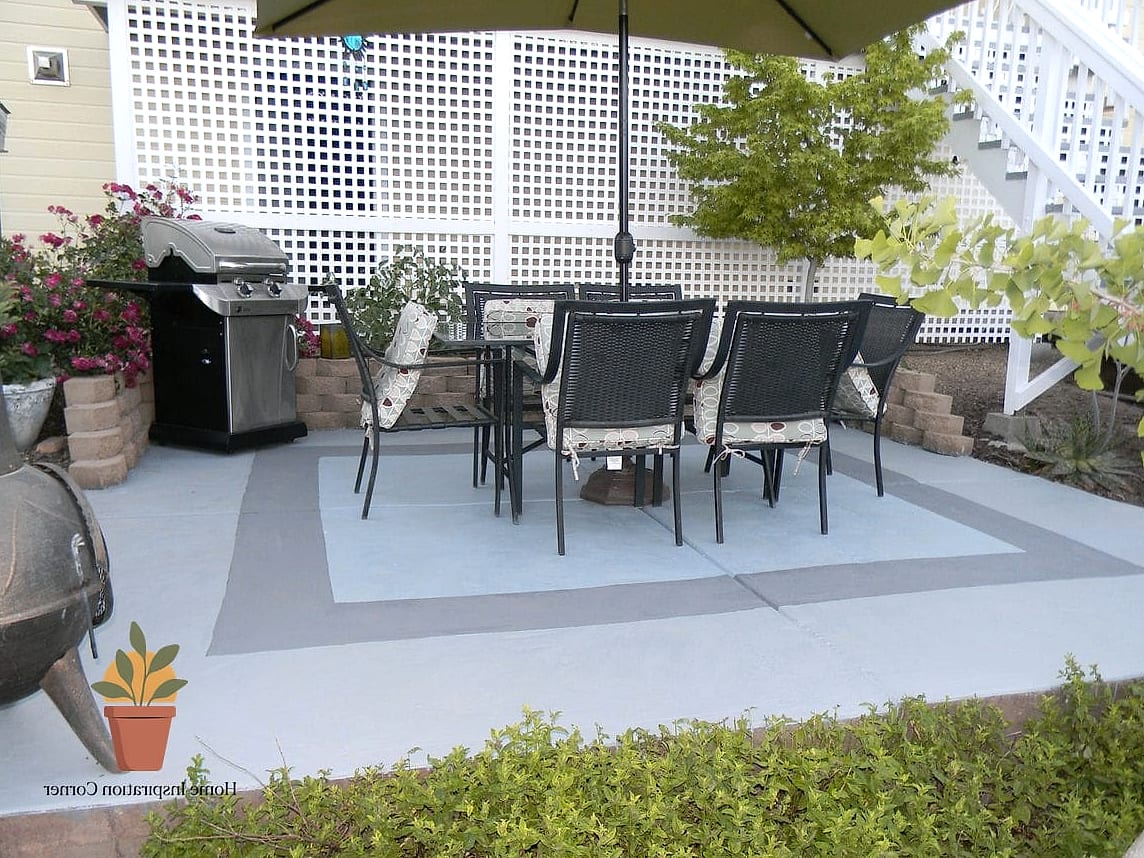 Painted Concrete Floor