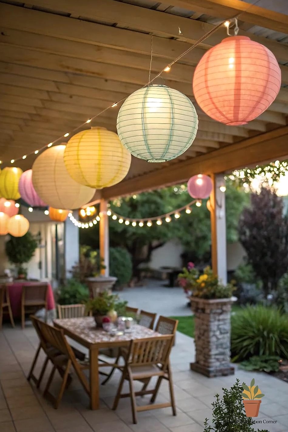 Paper Lanterns for a Festive Touch