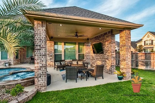 Patio Cover Matching Your Home's Roofline and Shingles