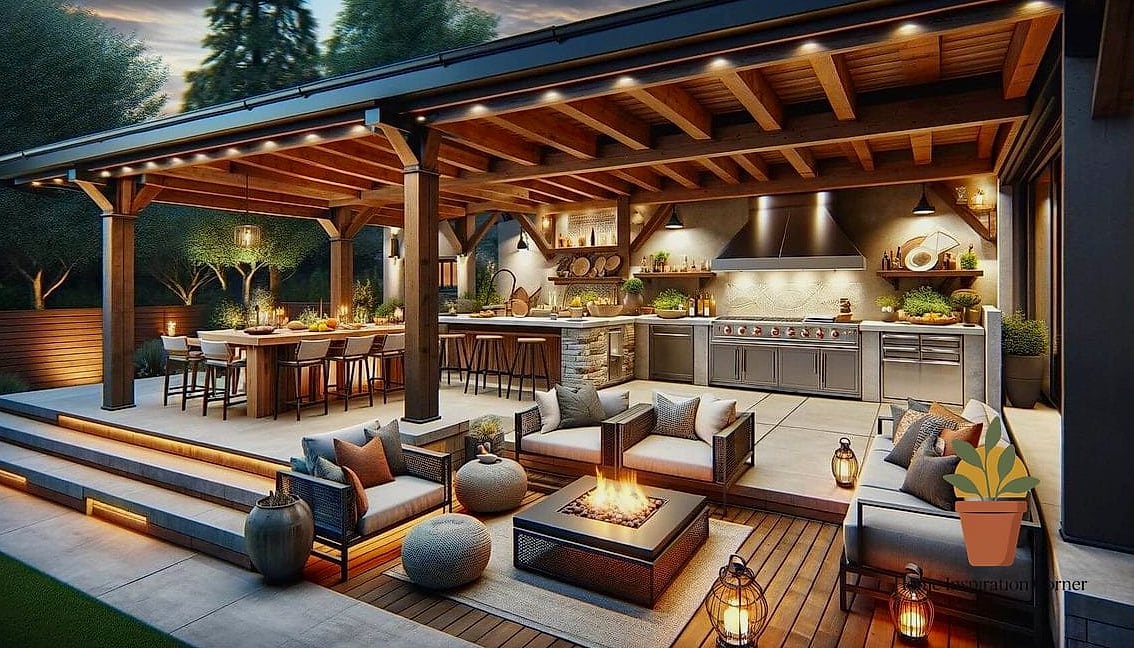 Patio with Outdoor Kitchen