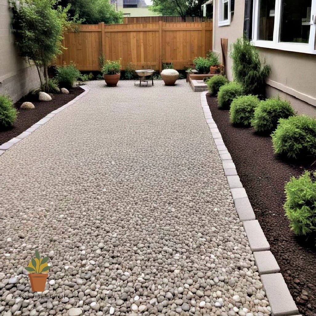 20 Paver Patio Ideas Ideas That Work in Any Size Home 14 Paver Patio with Inlaid Gravel Accents