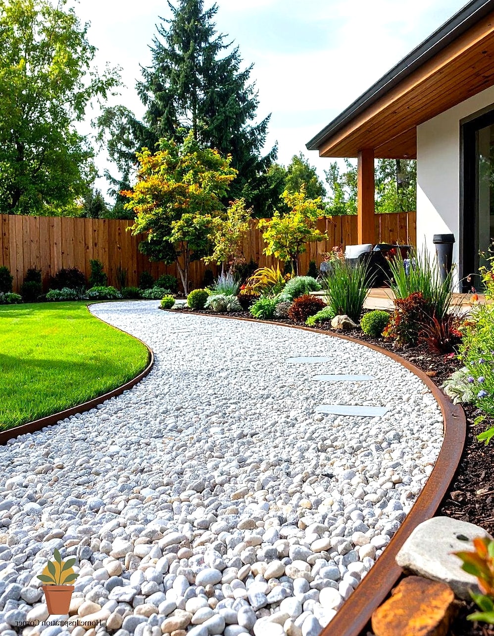 25 Stunning Patio Extension Ideas Ideas for Every Budget 18 Pea Gravel Seating Nook