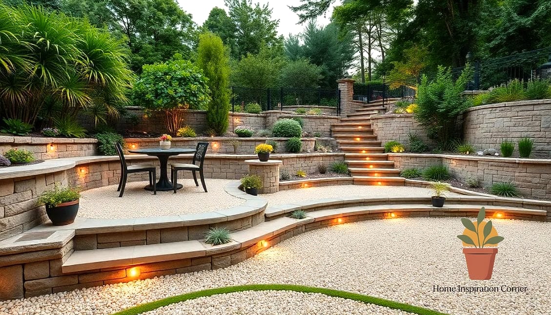 Pea Gravel Patio on a Budget