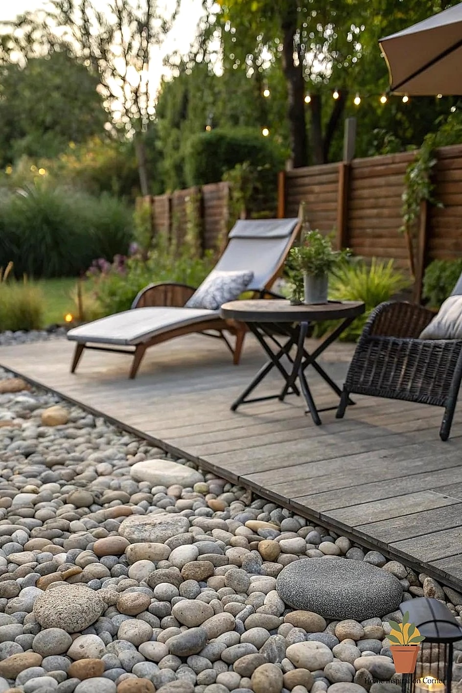 Pebble or River Rock Flooring