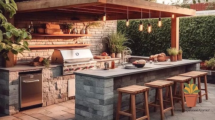 23 Creative Dapur Outdoor Ideas You Haven't Seen Before 16 Pebble Stone Flooring for a Spa-Like Feel