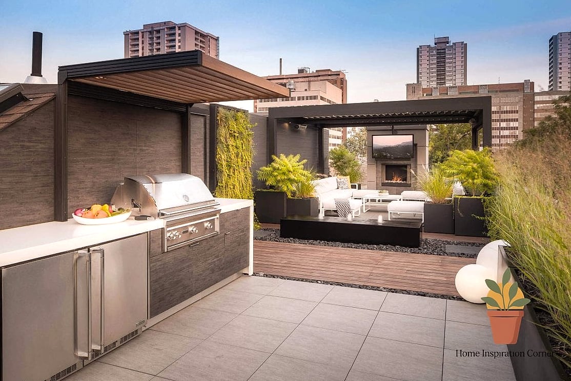 The Pergola-Covered BBQ Nook