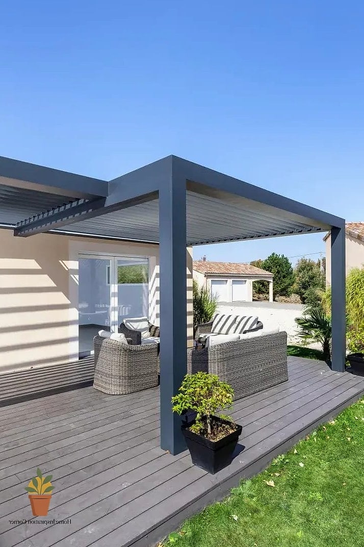 25 Home Terrace Ideas Ideas That Will Transform Your Space 5 A Pergola for Instant Shade